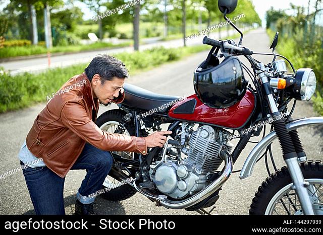 Japanese biker