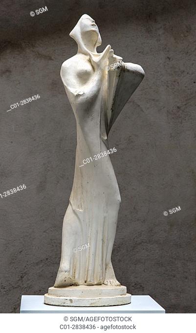 The Divine Comedy, plaster sculpture 1977 by French sculptor Jean Henninger