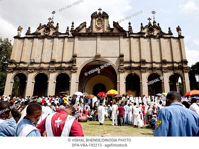 Holy Trinity Cathedral Kidist Selassie Addis Ababa Ethiopia Africa