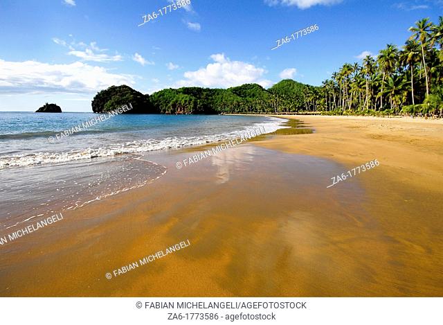 Playa Medina, tropical beach in Paria Peninsula in the eastern coast of Venezuela
