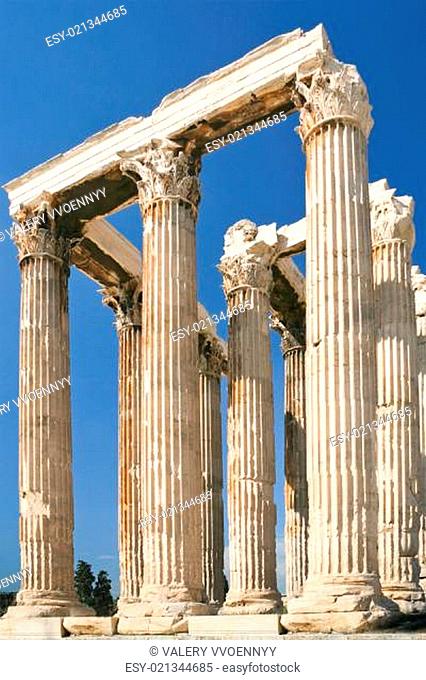 colonnade of Temple of Olympian Zeus, Athens