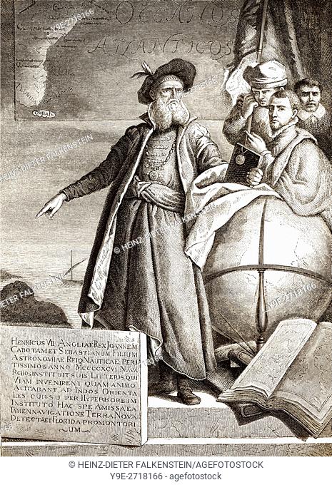 John Cabot, Giovanni Caboto, c. 1450-c. 1500, a Genoese navigator and explorer