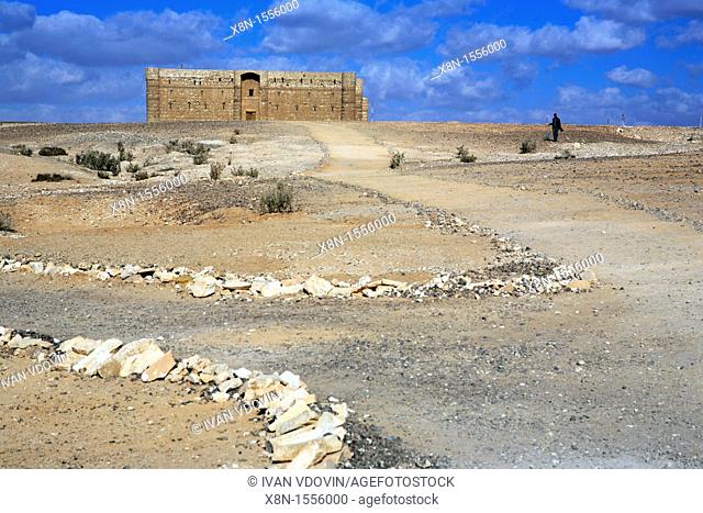 Umayyad khalif desert castle 710, Qasr Kharana, Kharrane, Eastern desert, Jordan
