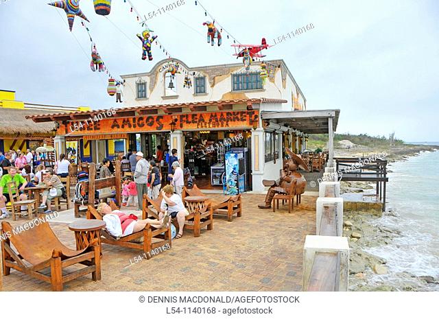 Three Amigos Cantina Restaurant Caribbean Cruise Ship in Puerta Maya and Cozumel Mexico