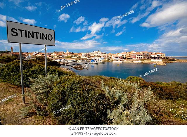 view at Stintino at Sardinia