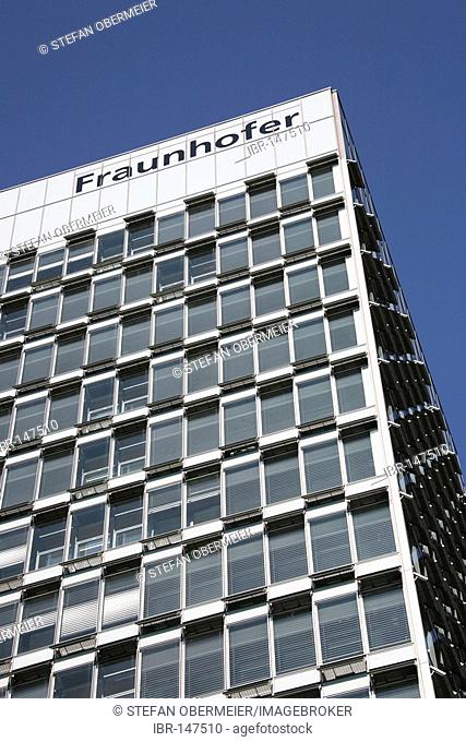 High-rise building of the Fraunhofer Institutes, Munich, Bavaria, Germany