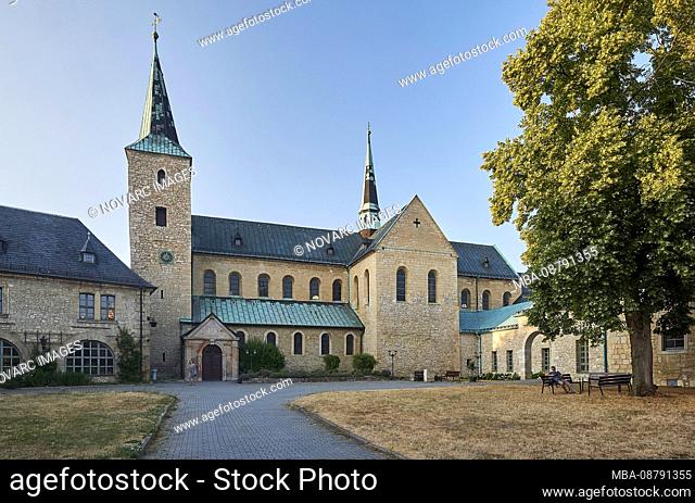 Monastery church of the Benedictine monastery Huysburg, near Halberstadt, Harz district, Saxony-Anhalt, Germany