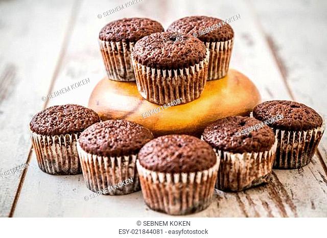Mini Chocolate Brownie Cupcakes