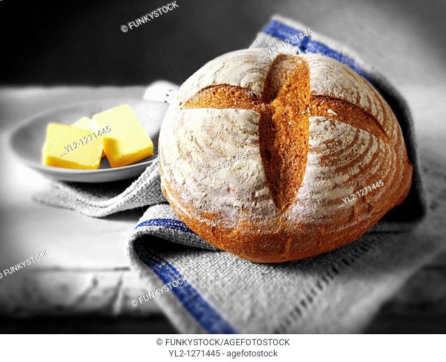 Loaf of English Rye bread