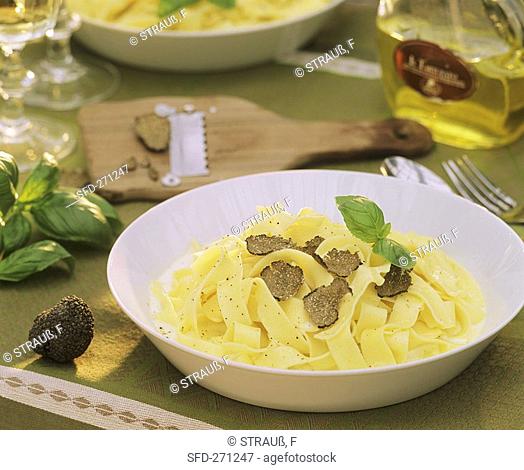 Tagliatelle with black truffle Not available in FR