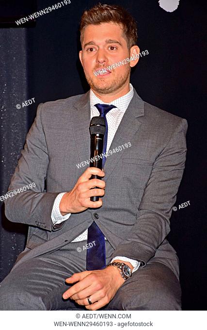 Michael Buble's Nobody But Me album listening party at Monkey Bar. Featuring: Michael Buble Where: Berlin, Germany When: 31 Aug 2016 Credit: AEDT/WENN