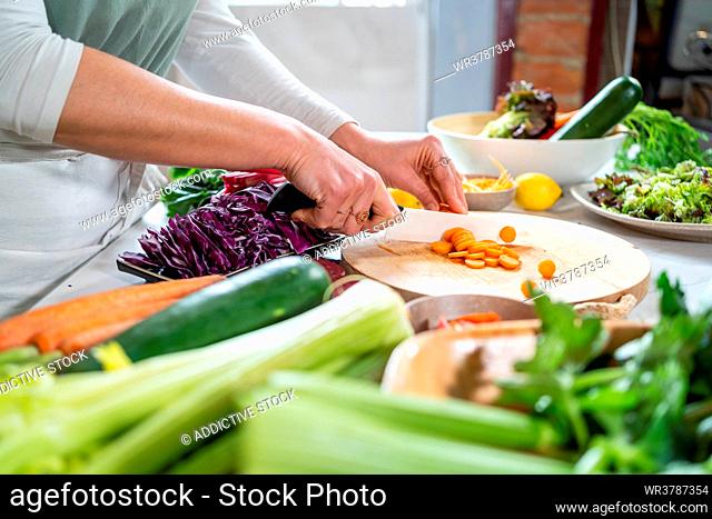cooking, preparation, cutting, knife