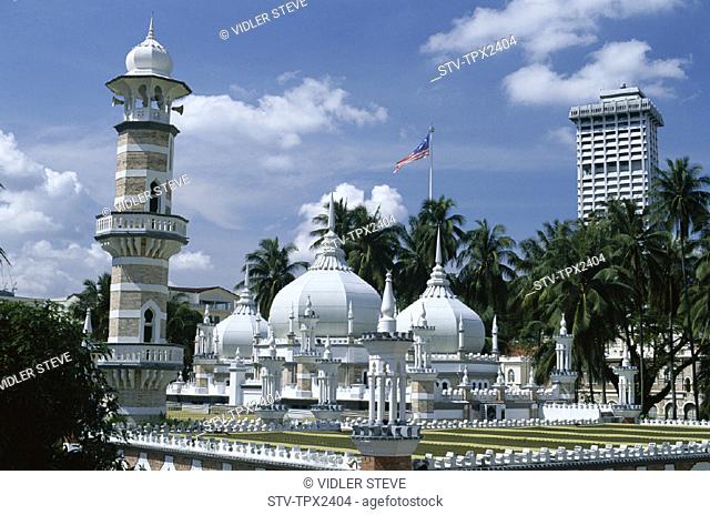 Asia, Holiday, Jame, Kuala lumpur, Landmark, Malaysia, Masjid, Mosque, Tourism, Travel, Vacation