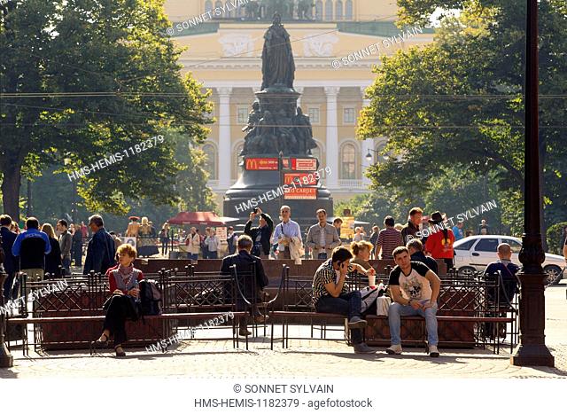 Russia, Saint Petersburg, listed as World Heritage by UNESCO, Nevsky centre