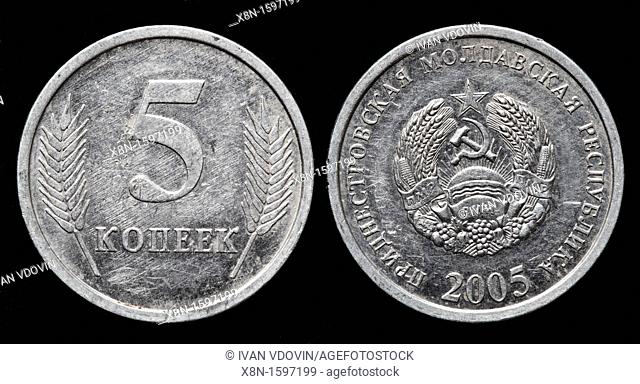 5 Kopeek coin, Transnistria, 2005