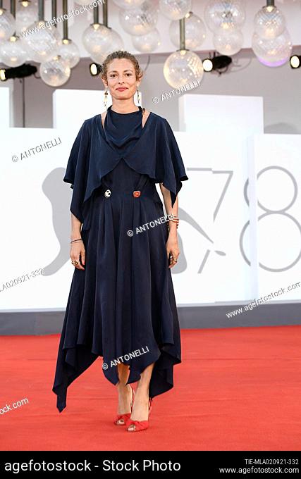 Ginevra Elkann during The Hand of God red carpet. 78th Venice International Film Festival, Italy - 02 Sep 2021