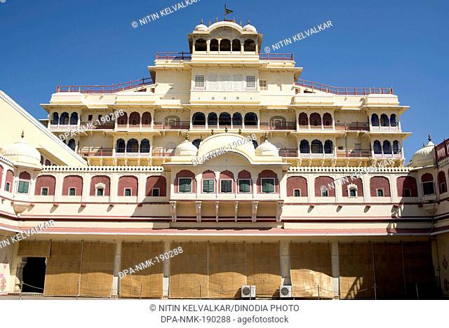Chandra Mahal jaipur Rajasthan India Asia