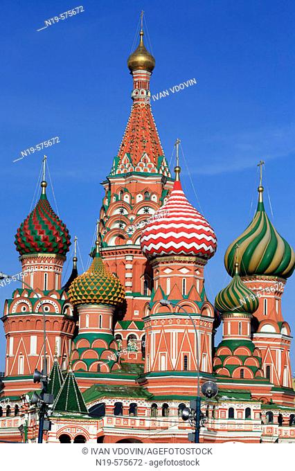 St. Basil's cathedral, Red Square, Moscow, Russia