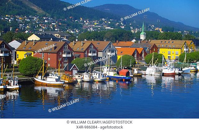 Fishing Boats moored in Oslo, Norway