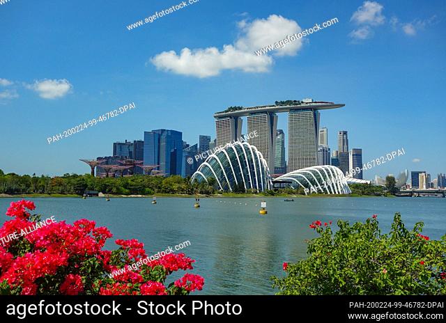 25 January 2020, Singapore, Singapur: Marina Bay Sands Hotel. Photo: Patrick Pleul/dpa-Zentralbild/ZB. - Singapur/Singapore/Singapore