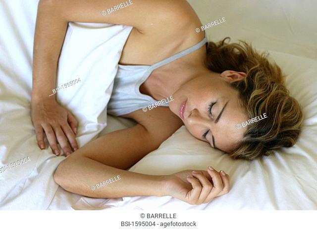 WOMAN SLEEPING<BR>Model