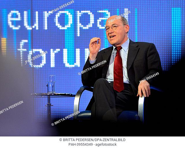 Gregor Gysi,  Chairman of the Left Party parliamentary group, talks at the Foreign Office in Berlin,  Germany, 16 May 2013