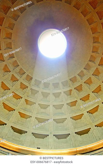 Pantheon with sunlight