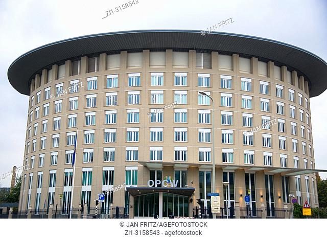 The headquarters of the OPCW (Organisation for the Prohibition of Chemical Weapons). The Hague, Netherlands