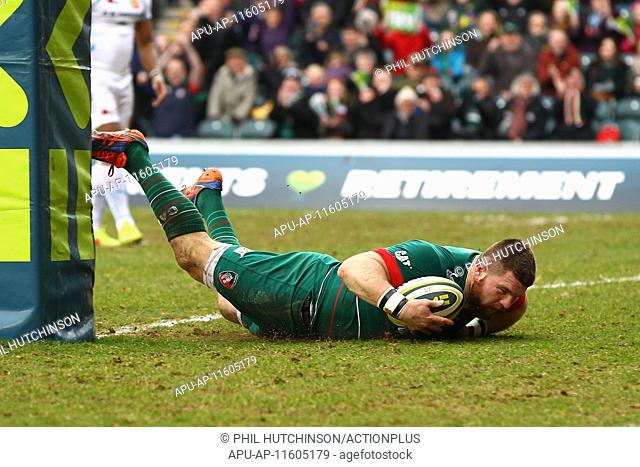 2015 LV Cup Semi Final Leicester v Exeter Mar 15th. 15.03.2015. Leicester, England. LV Cup Semi Final. Leicester Tigers versus Exeter Chiefs