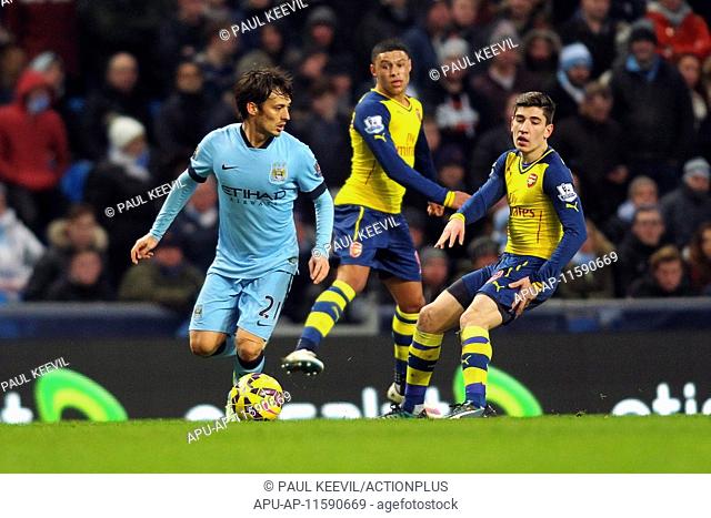 2015 Barclays Premier League Manchester City v Arsenal Jan 18th. 18.01.2015. Manchester, England. Barclays Premier League