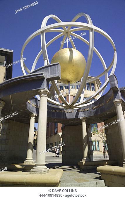 Quayside, Newcastle upon Tyne, Tyne and Wear, England, Europe, Great Britain, sculpture, modern, Swirle Pavilion