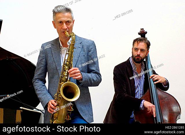 Darius Brubeck Quartet, NJA Fundraiser, Loughton Methodist Church, Essex, Sep 2021. Creator: Brian O'Connor
