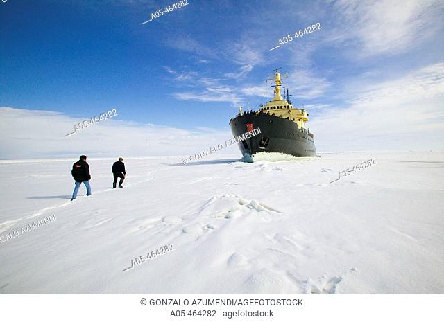 Sampo Icebreaker. Kemi. Gulf of Bothnia. Baltic Sea. Finland