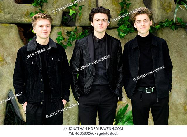 The World Premiere of 'Early Man' held at the BFI IMAX - Arrivals Featuring: New Hope Club Where: London, United Kingdom When: 14 Jan 2018 Credit: Jonathan...