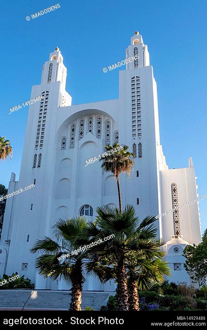 Sacred Heart cathedral in Art Deco style in the center of Casablanca, Morocco