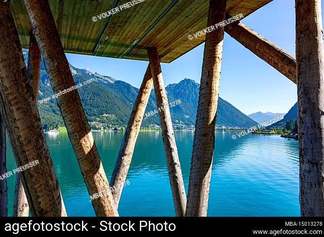 Eben am Achensee, Achensee (Achen Lake), observation tower in Achensee, Tyrol, Austria