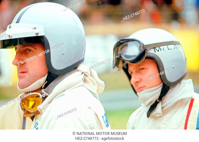 Denny Hulme and Bruce McLaren. Creator: Unknown