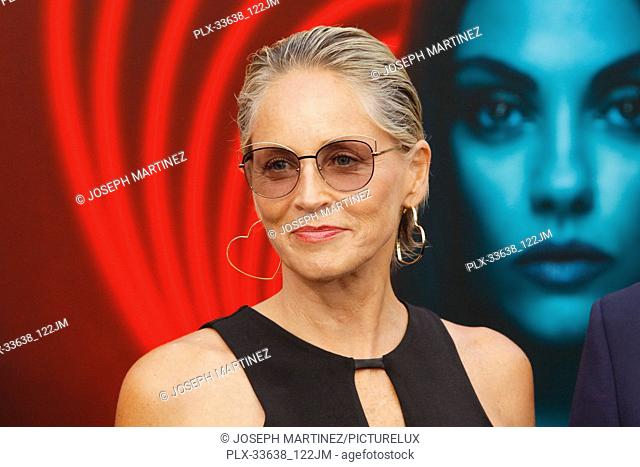 Sharon Stone at the Premiere of Lionsgate's ""The Spy Who Dumped Me"" held at the Fox Village Theater in Westwood, CA, July 25, 2018
