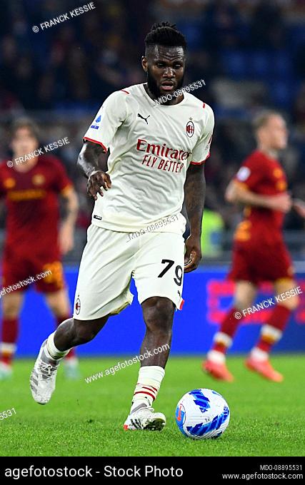 The Footballer of Milan Franck Kessie during the match Roma-Milan at the stadio Olimpico. Rome (Italy), 31 October, 2021