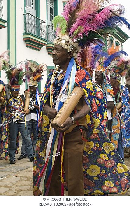 Festa de Nossa Senhora do Rosario dos Homens Pretos de Diamantina Diamantina Minas Gerais Brazil religious festival musician