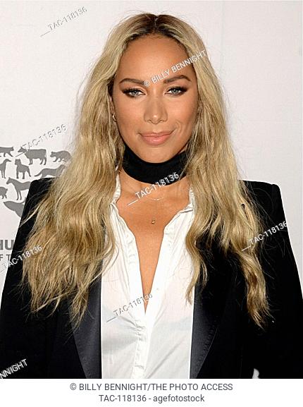 Leona Lewis arrives at The Humane Society Of The United States' To The Rescue Gala at Paramount Studios Stege 16 on May 7, 2016