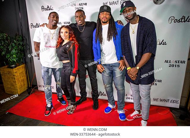 Eazy-E's daughter Ebie kicks off her new PR firm Eazy Street with Tru Johnson at Lucky Strike Featuring: Ebie, Marquette King Where: Los Angeles, California
