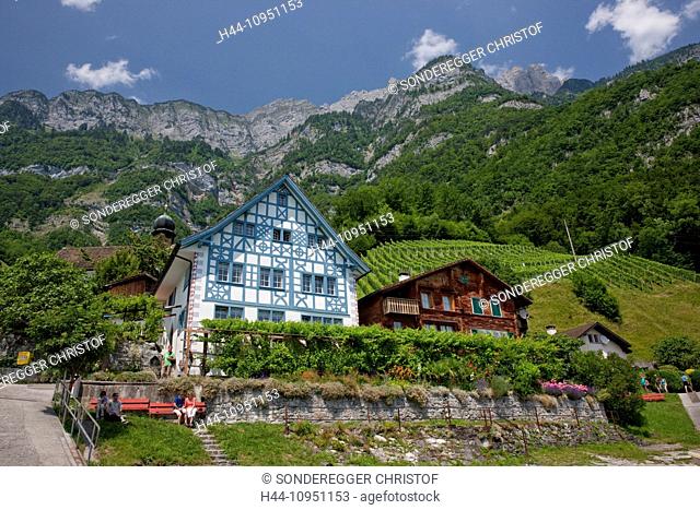 Switzerland, Europe, Churfirsten, mountain, mountains, autofreely, canton, SG, St. Gallen, St. Gall, Quinten