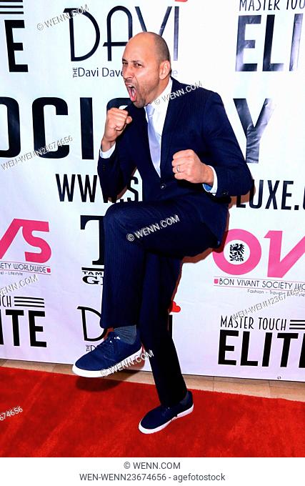 Closing Night of Fashion Week: Socially Luxe - The Olympic Collection Featuring: Javier Mosely Where: The Regent Theater, California