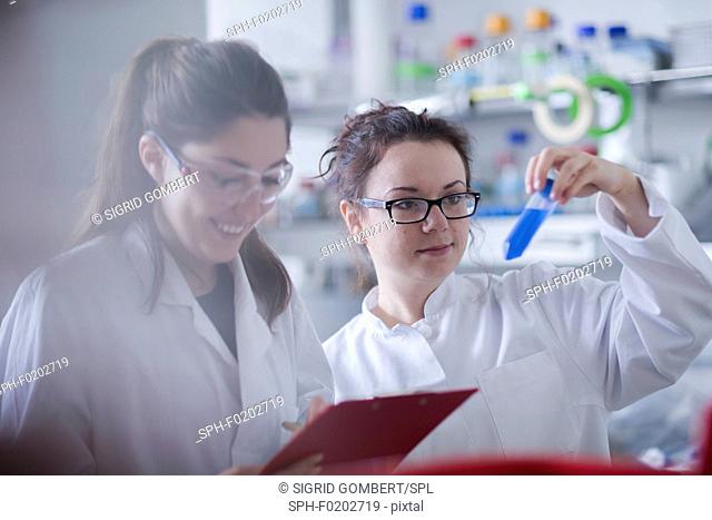 Female scientists in laboratory