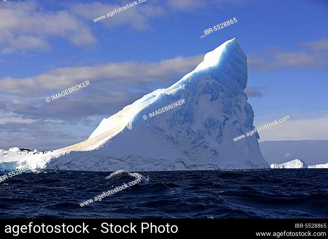 Iceberg, Weddell Sea, in blue water, Antarctica