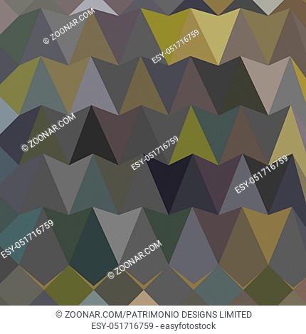 Low polygon style illustration of a feldgrau gray abstract geometric background