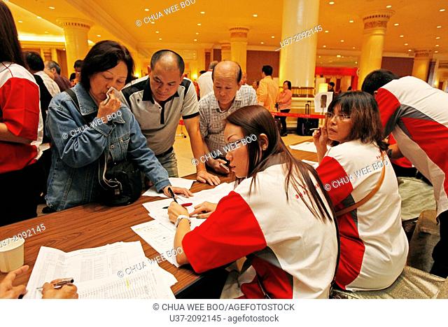 Registration of 17th Anniversary World Chai's Clan participants at Genting Highland Convention, Malaysia