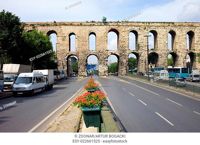 Valens Aqueduct in Istanbul