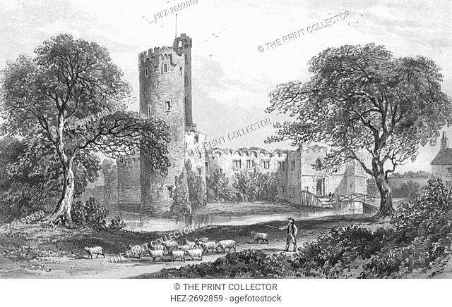 Caister Castle, near Great Yarmouth, Norfolk, c1840. Artist: Newman & Co